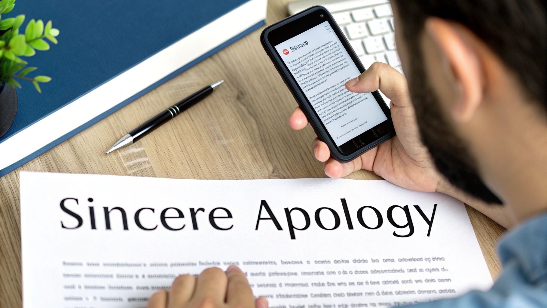 Apology and Correction Email