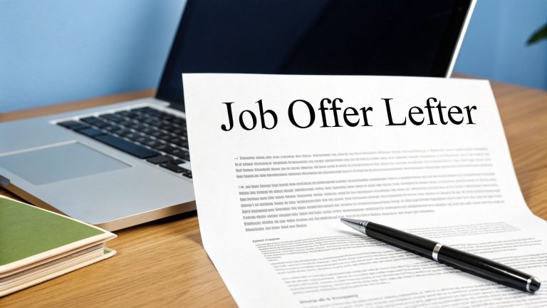 A Job Offer Letter Template That Actually Works