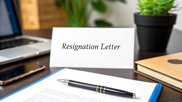 How to Write a Resignation Letter: Easy Tips & Examples