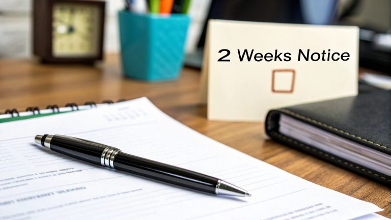 2 Weeks Notice Letter Template That Works