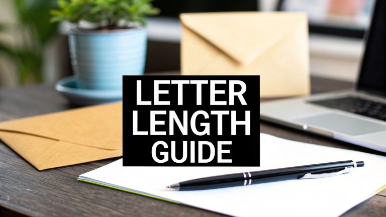 How Long Should a Letter of Interest Be? A Guide