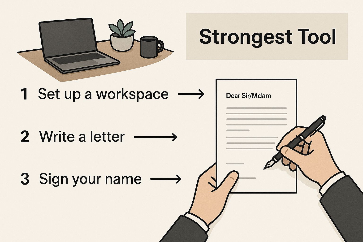 Infographic about formal complaint letter template